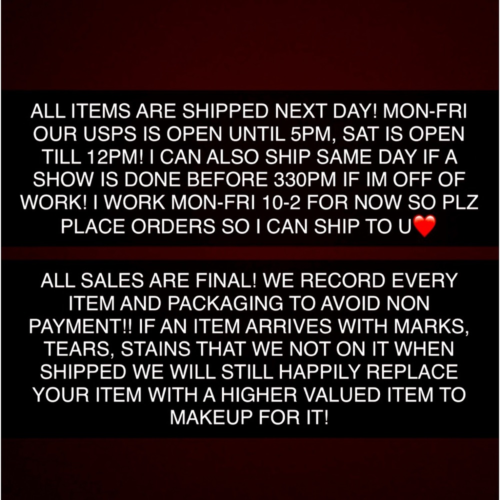 TO ALL BUYERS! PLZ READ!